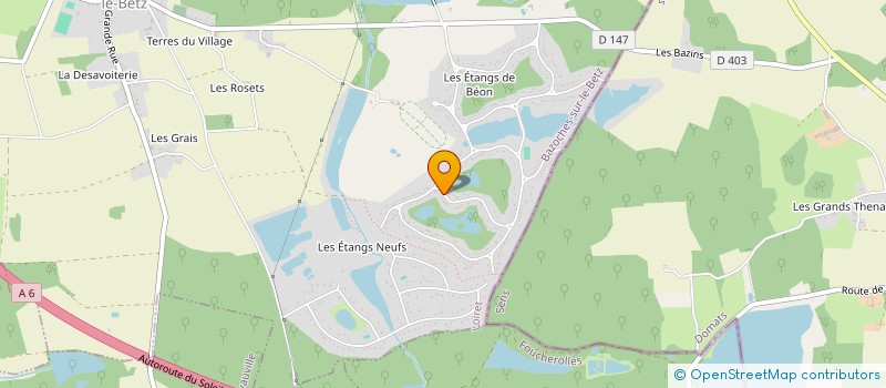localisation de l'entreprise FETYBE à BAZOCHES-SUR-LE-BETZ