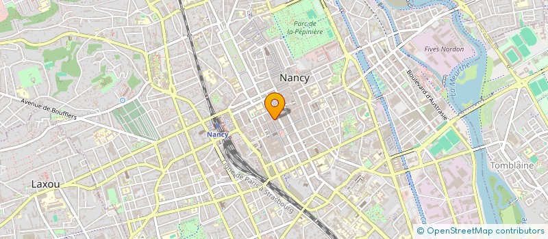 localisation de l'entreprise FEU D'AZUR  NANCY