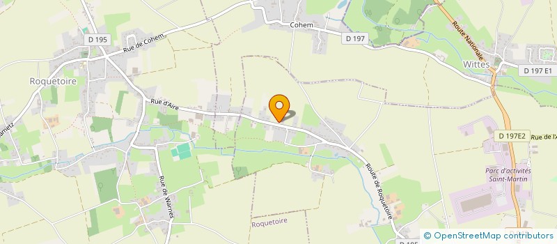 localisation de l'entreprise FEU D'JOIE RESEAU D'ANIMATION SOLIDAIRE  AIRE-SUR-LA-LYS