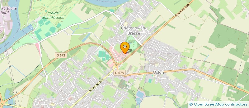 localisation de l'entreprise FEU DE BRESSE TECHNIQUE  CHATENOY-EN-BRESSE