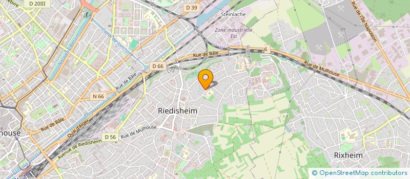 localisation de l'entreprise FEU DE CAMP  RIEDISHEIM