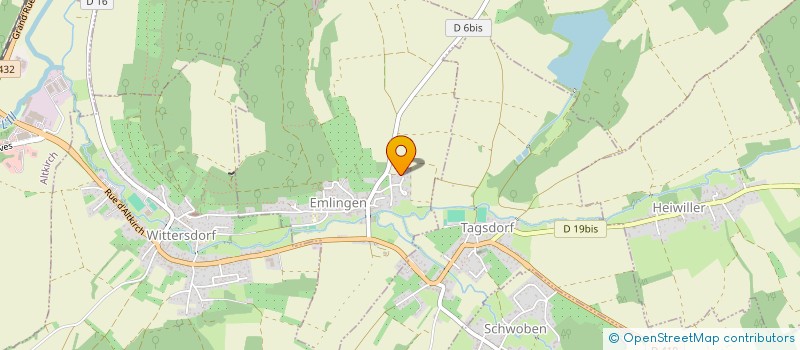 localisation de l'entreprise FEU-DIVIN  EMLINGEN