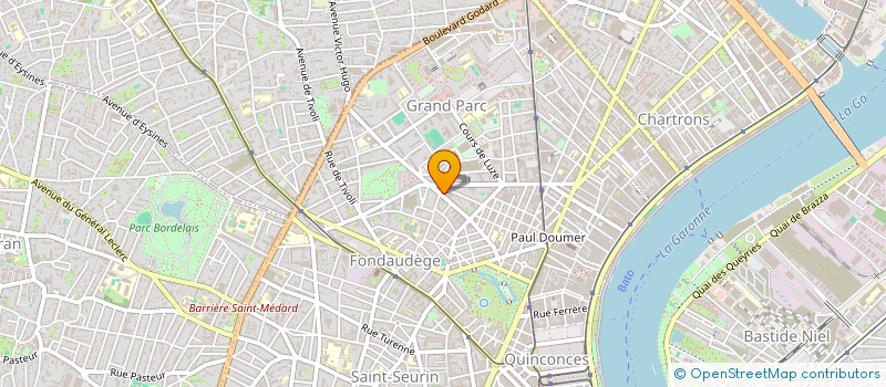 localisation de l'entreprise FEU FLAMME  BORDEAUX