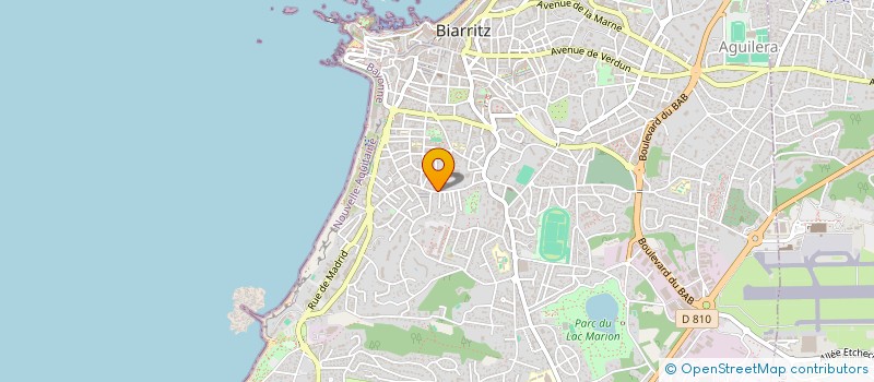 localisation de l'entreprise FEU FOLIE à BIARRITZ