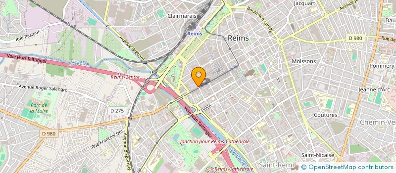 localisation de l'entreprise FEU FOLLET  REIMS