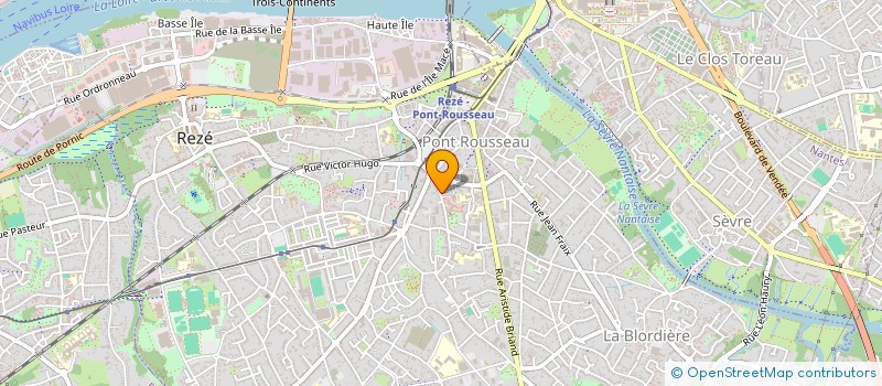 localisation de l'entreprise FEU FOLLET  REZE