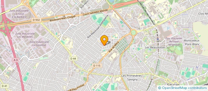 localisation de l'entreprise FEU ORANGE  AULNAY-SOUS-BOIS