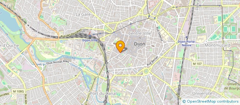 localisation de l'entreprise FEU ROUGE à DIJON