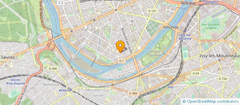 localisation de l'entreprise FEU VERT ACTIVITES à BOULOGNE-BILLANCOURT