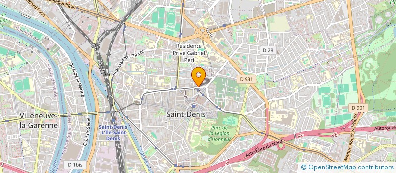localisation de l'entreprise FEU VERT AUTO ECOLE à SAINT-DENIS