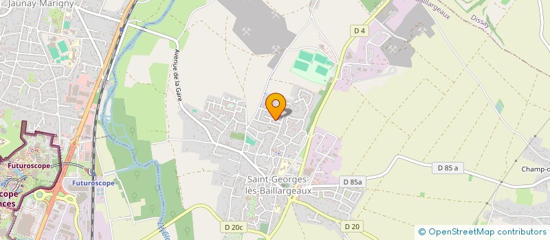 localisation de l'entreprise FEUGEAS-LEFEUVE  JAUNAY-MARIGNY