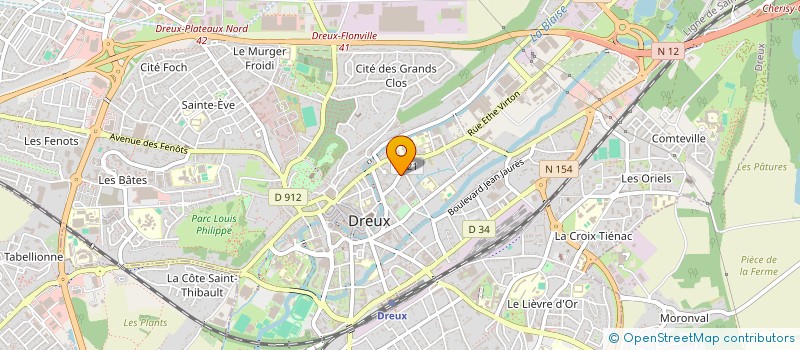 localisation de l'entreprise FEUIL D OR à DREUX