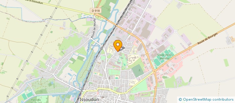 localisation de l'entreprise FEUILLADE AUTOMOBILES à ISSOUDUN