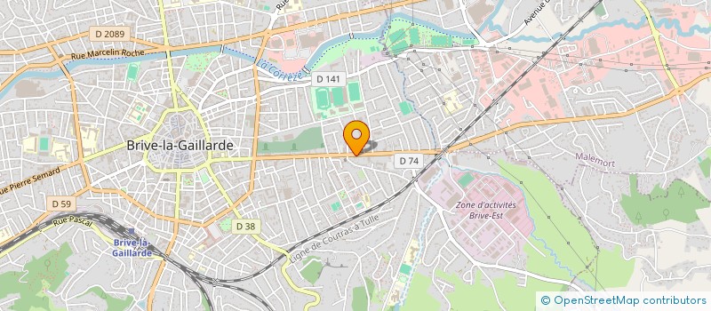 localisation de l'entreprise FEUILLADE SONIA à BRIVE-LA-GAILLARDE