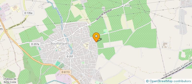 localisation de l'entreprise FEUILLANE  BOUILLARGUES