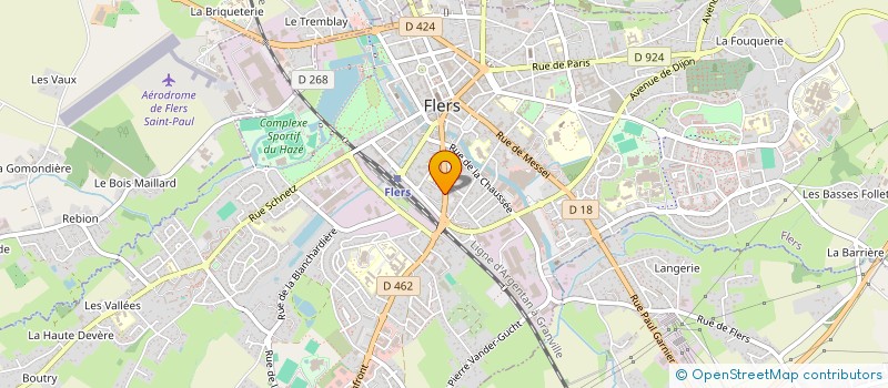localisation de l'entreprise FEUILLARD à FLERS