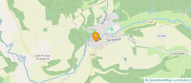 localisation de l'entreprise FEUILLARDET  VIENNE-LE-CHATEAU