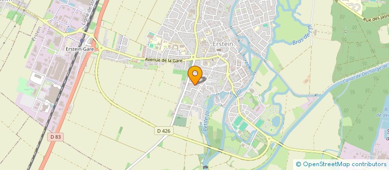 localisation de l'entreprise FEUILLAROC  ERSTEIN