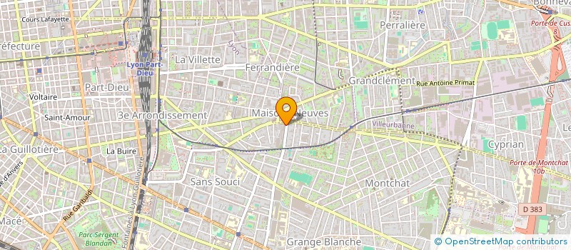 localisation de l'entreprise FEUILLAT 2BIS  LYON