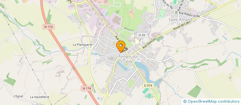 localisation de l'entreprise FEUILLE D'ERABLE  TORIGNY-LES-VILLES