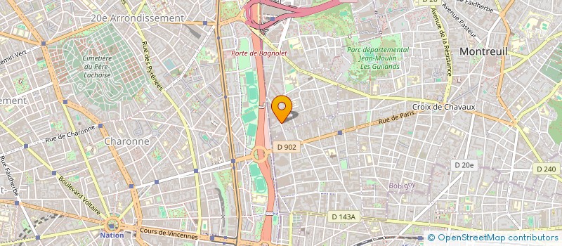 localisation de l'entreprise FEUILLE D'OR à BAGNOLET