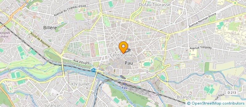 localisation de l'entreprise FEUILLE D'OR à PAU