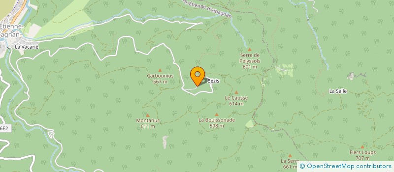 localisation de l'entreprise FEUILLE MUSICALE  SAINT-LEON-SUR-VEZERE