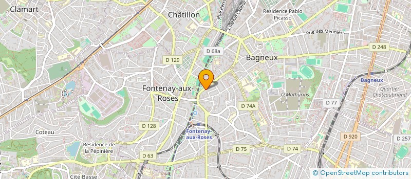 localisation de l'entreprise FEUILLEPOIX à FONTENAY-AUX-ROSES