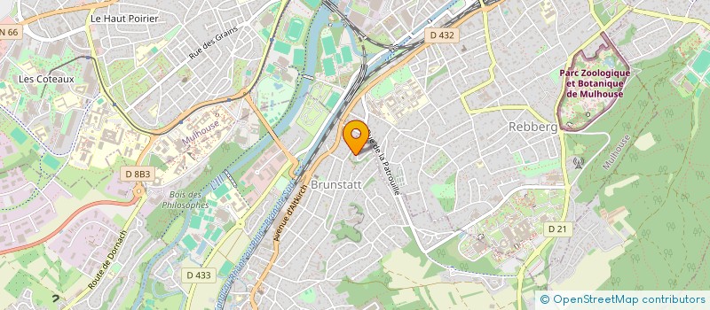 localisation de l'entreprise FEUILLERES  BRUNSTATT-DIDENHEIM