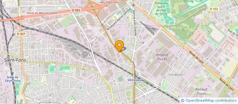 localisation de l'entreprise FEUILLES DE SAISON  VENISSIEUX