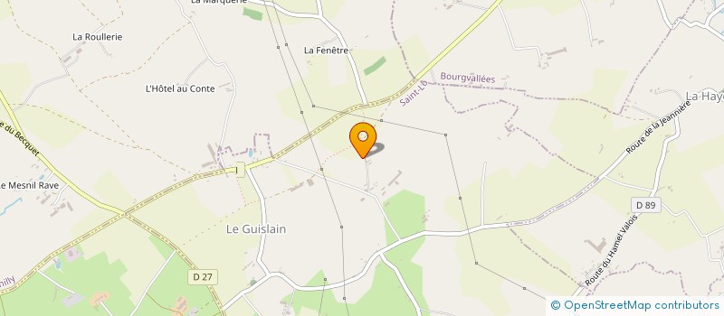 localisation de l'entreprise FEUILLES ET FOUGERES  LE GUISLAIN