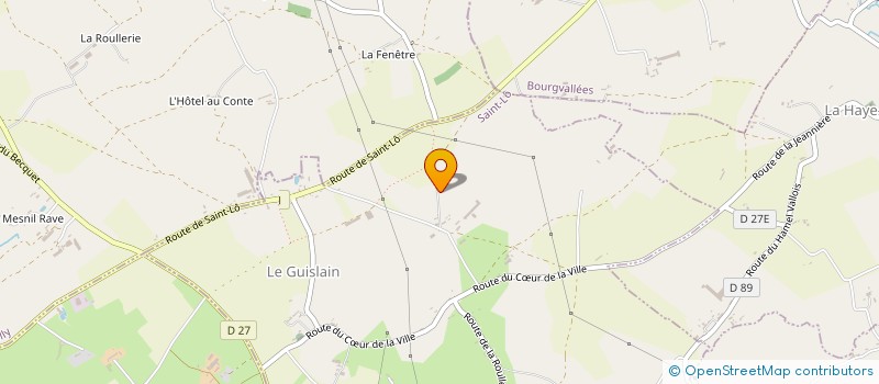 localisation de l'entreprise FEUILLES ET PIERRES  LE GUISLAIN