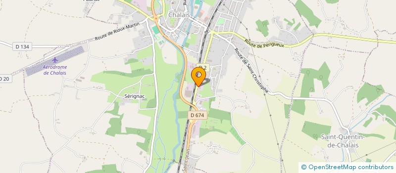 localisation de l'entreprise FEUILLET AUTO à CHALAIS