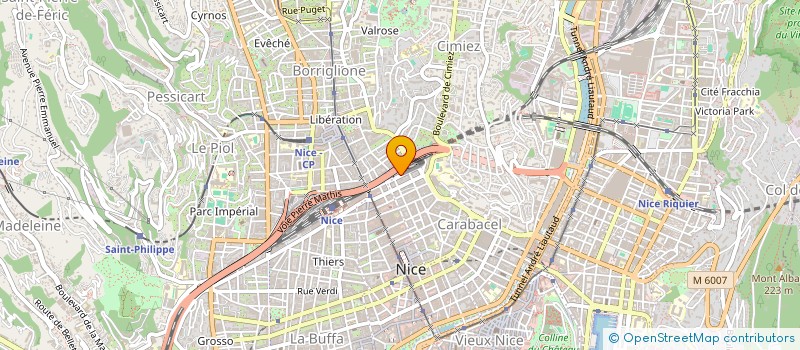 localisation de l'entreprise FEUILLETONS  NICE
