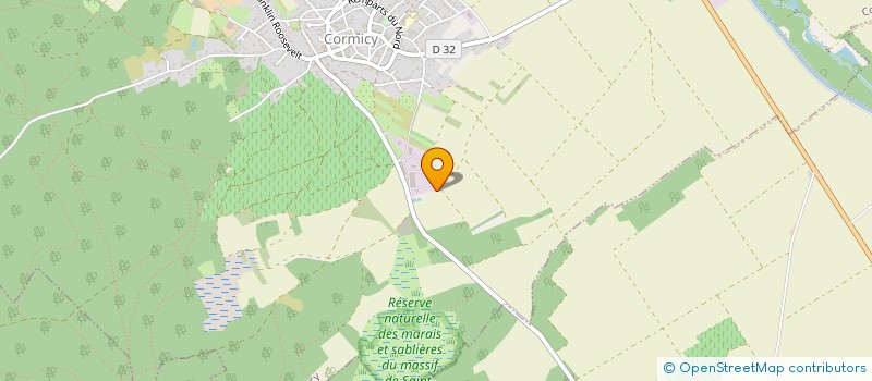 localisation de l'entreprise FEUILLUS DE FRANCE à CORMICY