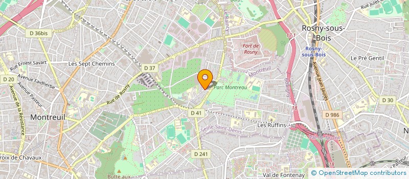 localisation de l'entreprise FEULFEUL à MONTREUIL