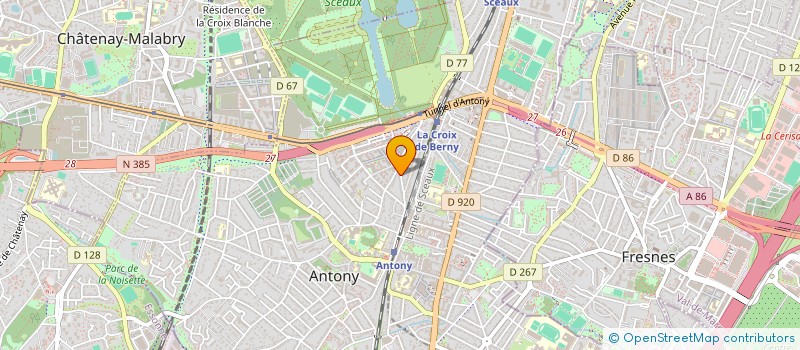 localisation de l'entreprise FEULI GROUP à ANTONY