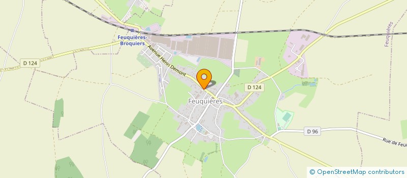 localisation de l'entreprise FEUQUOISE DISTRIBUTION à FEUQUIERES
