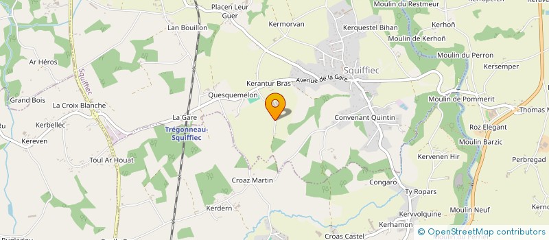 localisation de l'entreprise FEUTEN JANIC à SQUIFFIEC