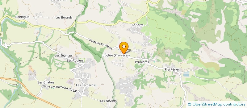 localisation de l'entreprise FEUTRE FERTILE  PRUNIERES