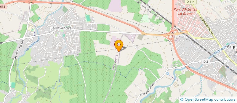 localisation de l'entreprise FEUTRY SAS à SAINT-ANDRE