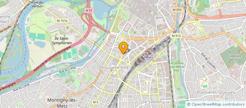 localisation de l'entreprise FEUX DE LA RAMPE_ASSO_DANSE  METZ