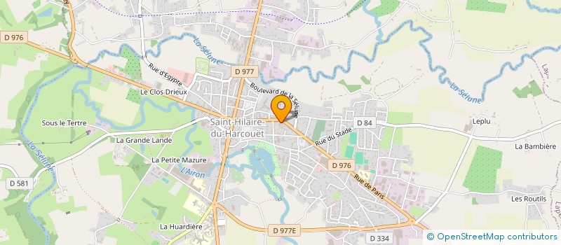 localisation de l'entreprise FEUX & FLAMMES  SAINT-HILAIRE-DU-HARCOUET