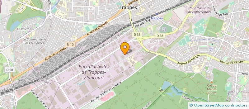 localisation de l'entreprise FEV FRANCE à TRAPPES