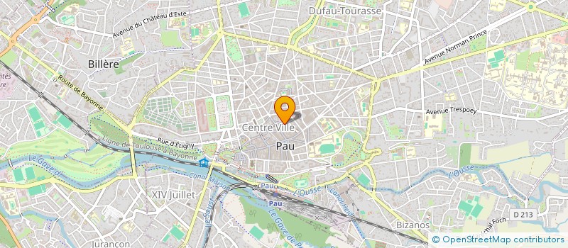 localisation de l'entreprise FEVA à PAU
