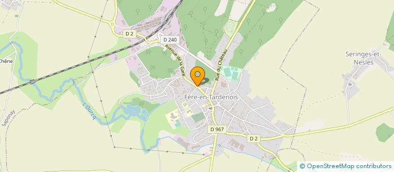 localisation de l'entreprise FEVAL J & JP  FERE-EN-TARDENOIS