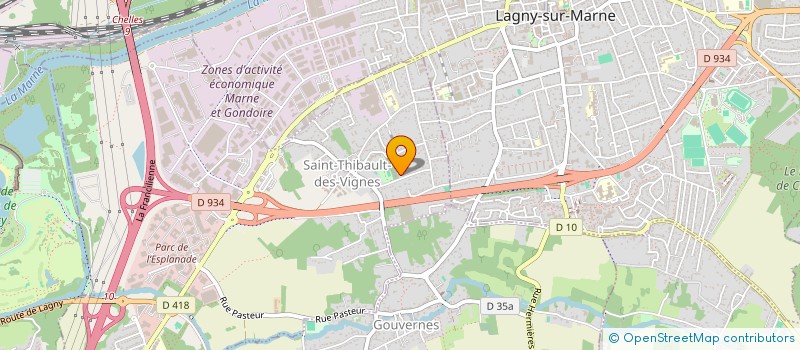 localisation de l'entreprise FEVE  SAINT-THIBAULT-DES-VIGNES