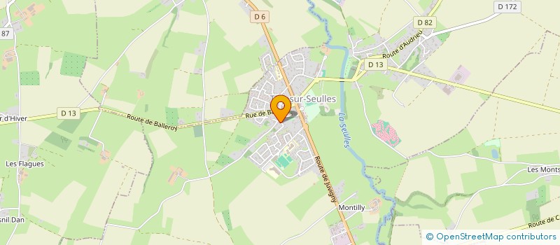 localisation de l'entreprise FEVE NICOLAS  TILLY-SUR-SEULLES