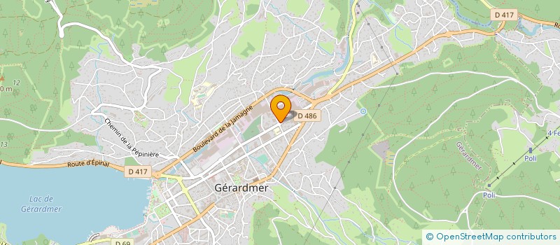 localisation de l'entreprise FEVE SENIURA  GERARDMER