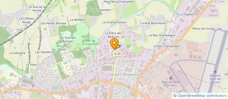 localisation de l'entreprise FEVES  NOTRE-DAME-D'OE